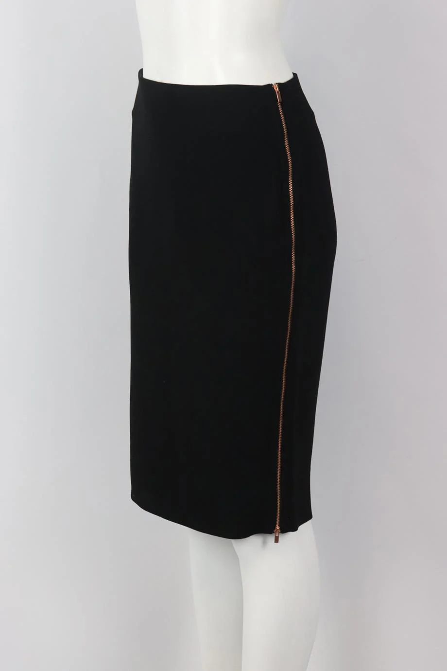 DIANE VON FURSTENBERG ZIP DETAILED CREPE SKIRT US 12 UK 16 - Image 3
