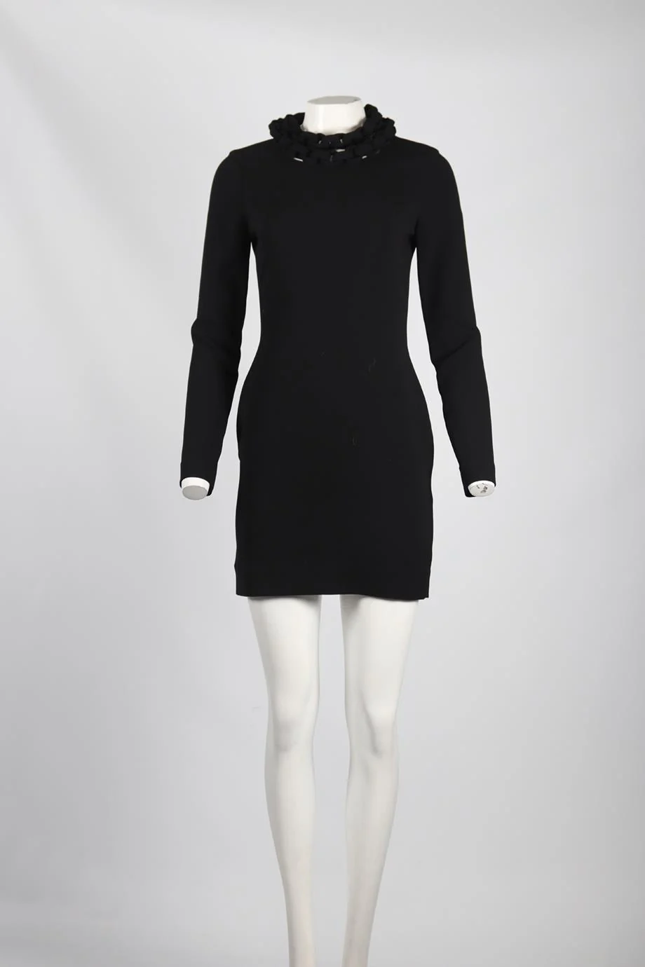 DIANE VON FURSTENBURG CREPE MINI DRESS US 4 UK 8 - Image 2