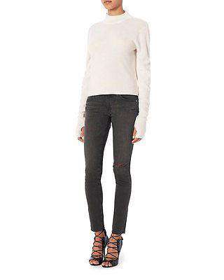 DION LEE SKIVVY SLIT BACK CASHMERE SWEATER UK 10 - Image 2