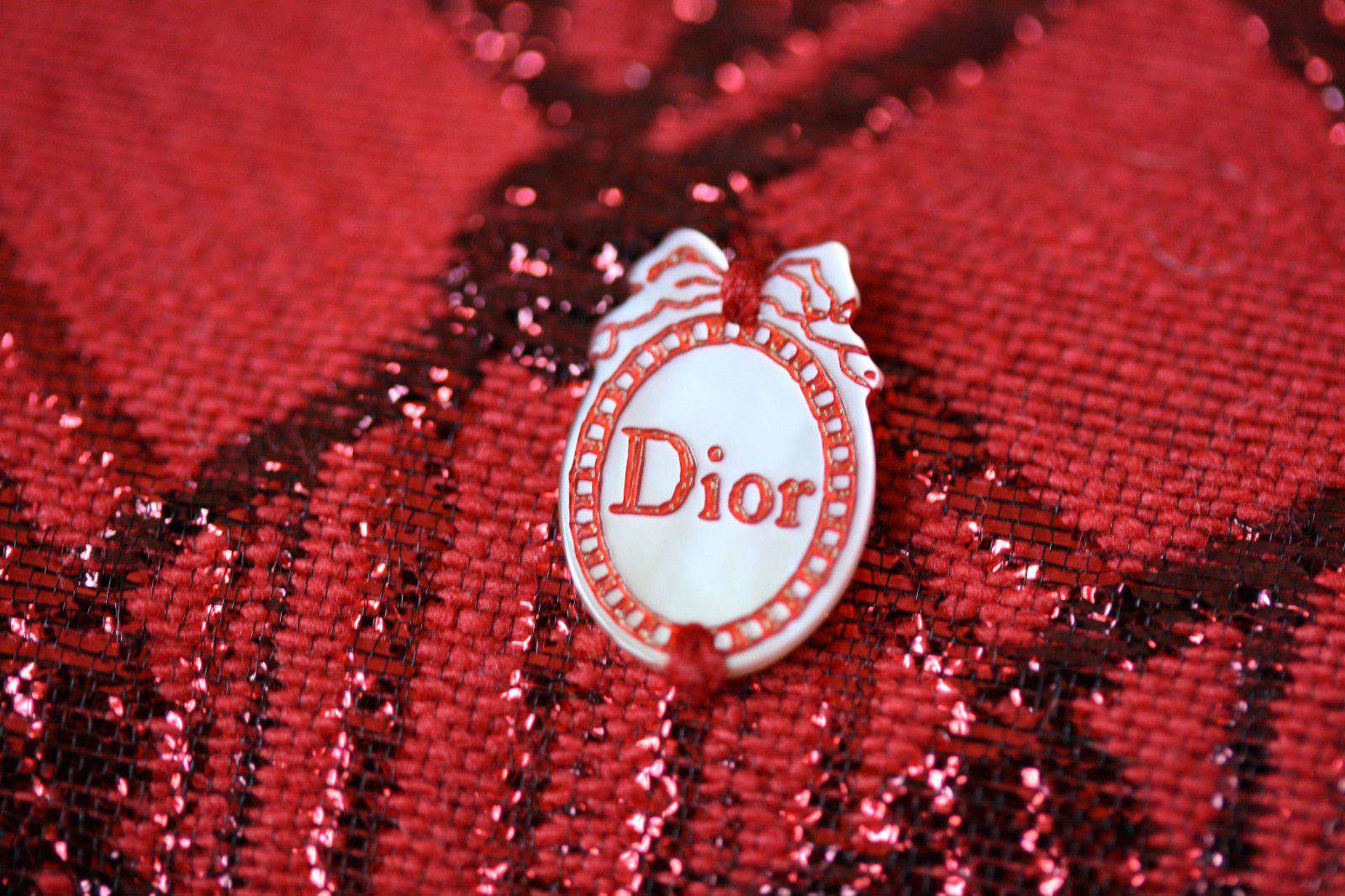 DIOR BABY RED COTTON AND SILK DRESS AND BLOOMERS 24 MONTHS - Image 6