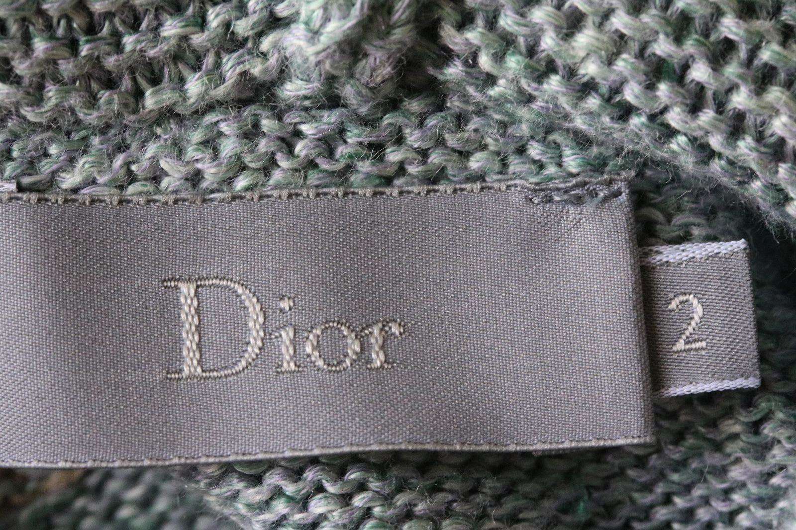 DIOR BOYS LINEN KNIT CARDIGAN 2 YEARS - Image 2