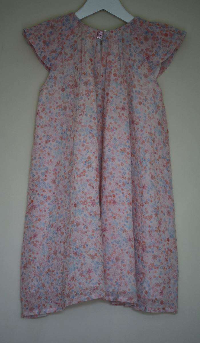 DIOR GIRLS PINK FLORAL DRESS 6 YEARS - Image 2