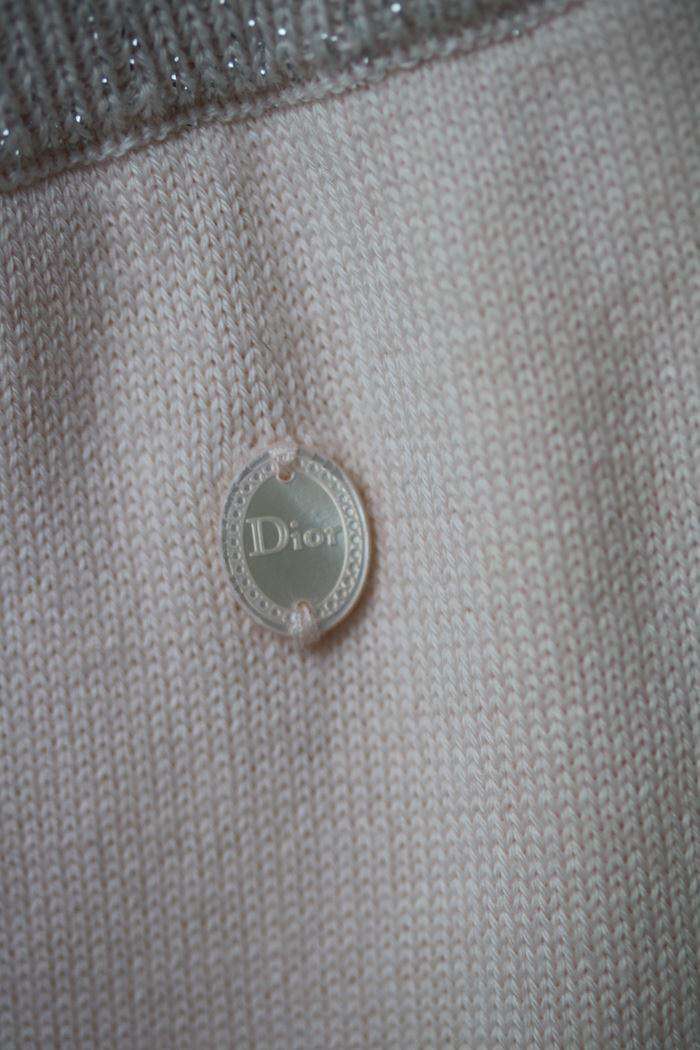 DIOR GIRLS PINK KNIT TRACKSUIT 4 YEARS - Image 6