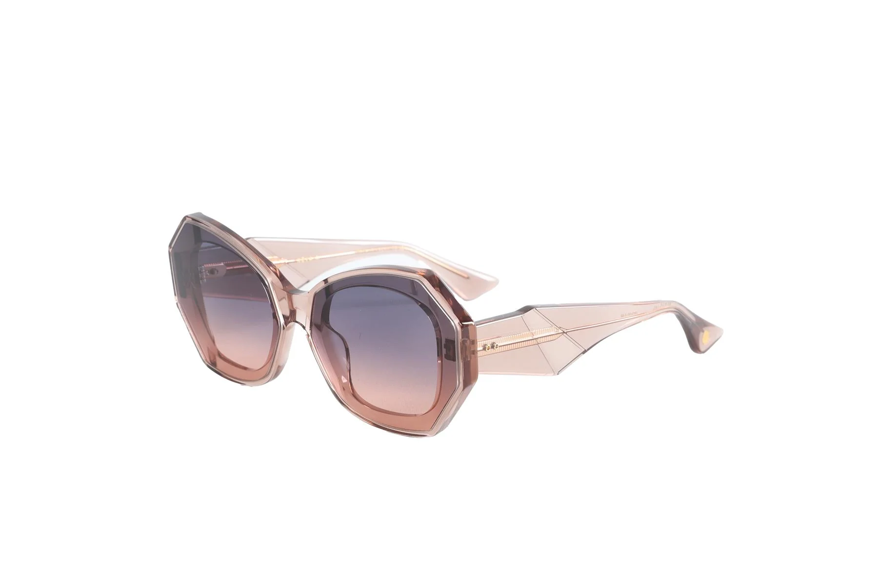 DITA BROWN CAT EYE ACETATE SUNGLASSES - Image 4