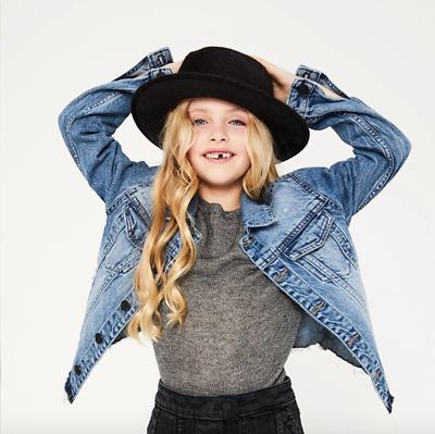 DL1961 GIRLS DENIM JACKET 4-5 YEARS - Image 5