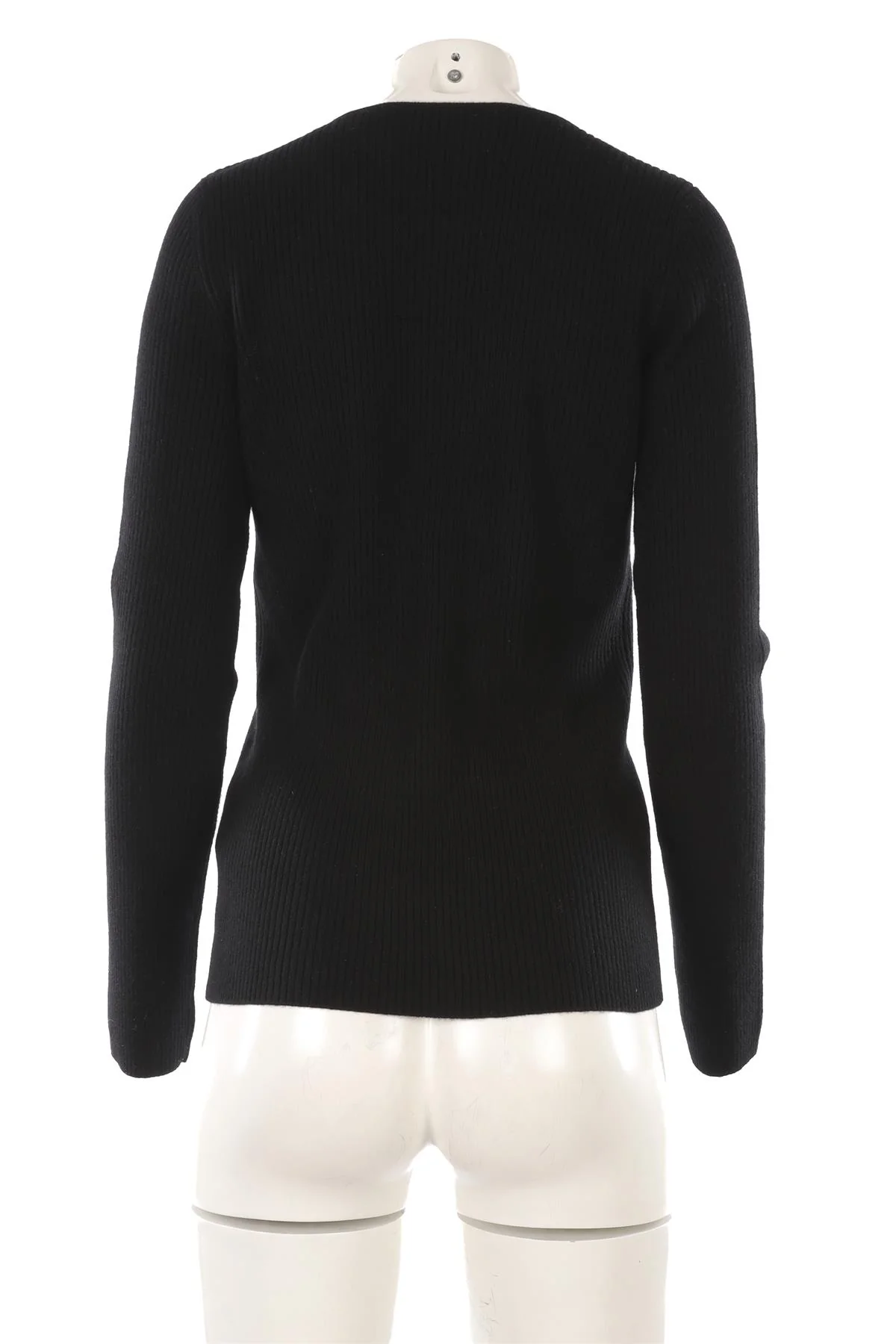 DMN PARIS BLACK CASHMERE SWEATER SMALL - Image 4
