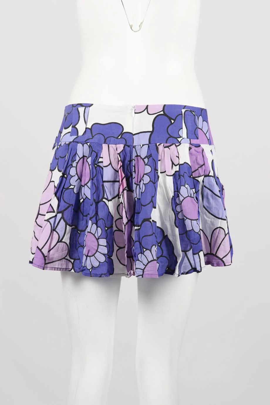 DODO BAR OR FLORAL PRINT COTTON VOILE MINI SKIRT SMALL - Image 4