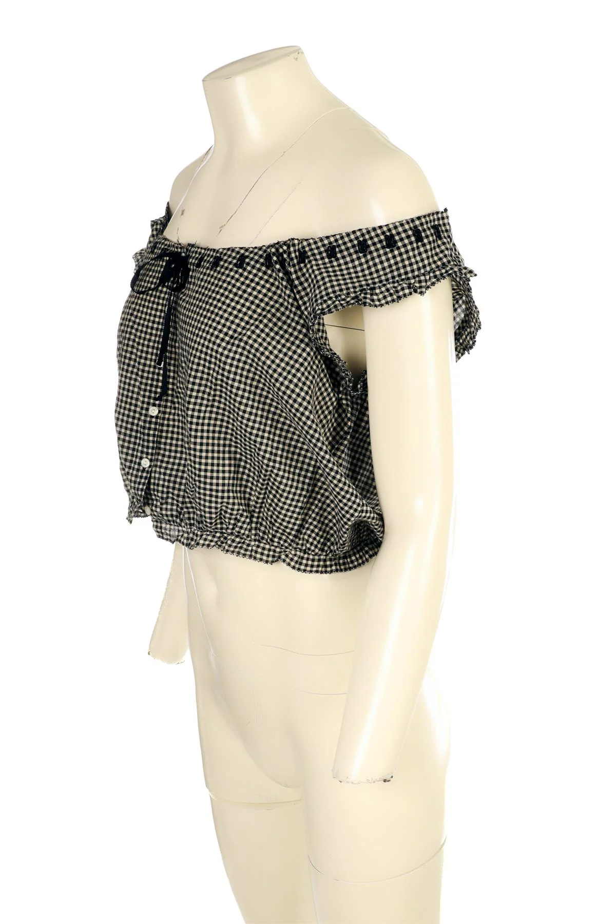 DOEN BLACK COTTON TOP XSMALL - Image 3