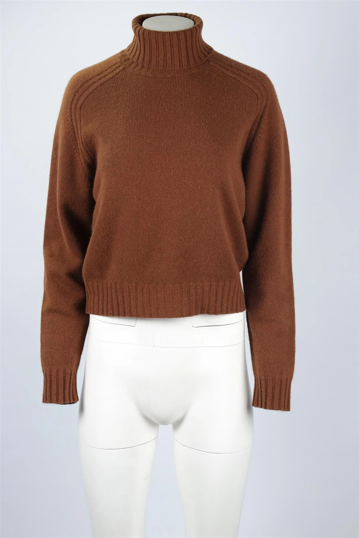 DÔEN BROWN CASHMERE SWEATER LARGE - Image 2