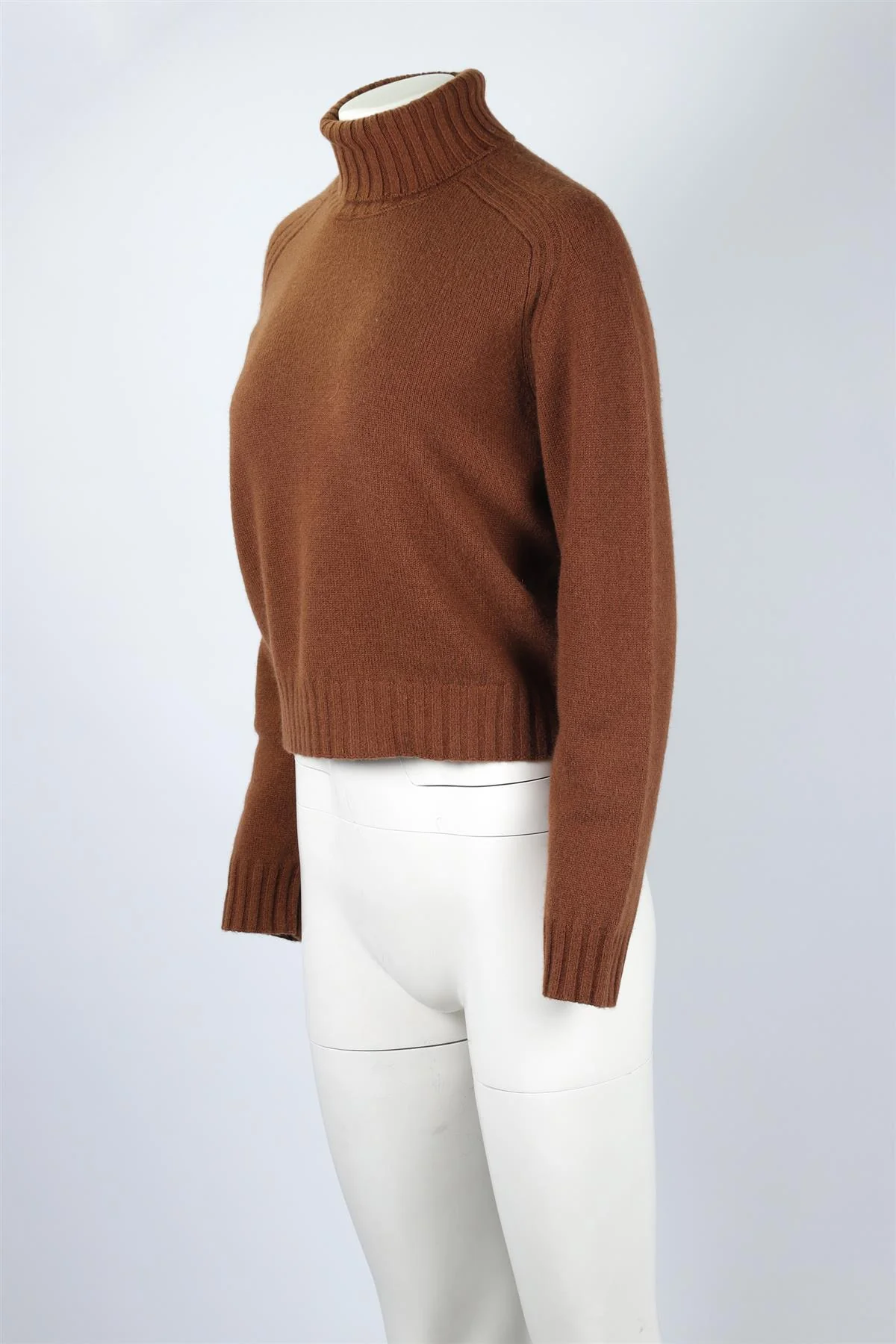 DÔEN BROWN CASHMERE SWEATER LARGE - Image 3