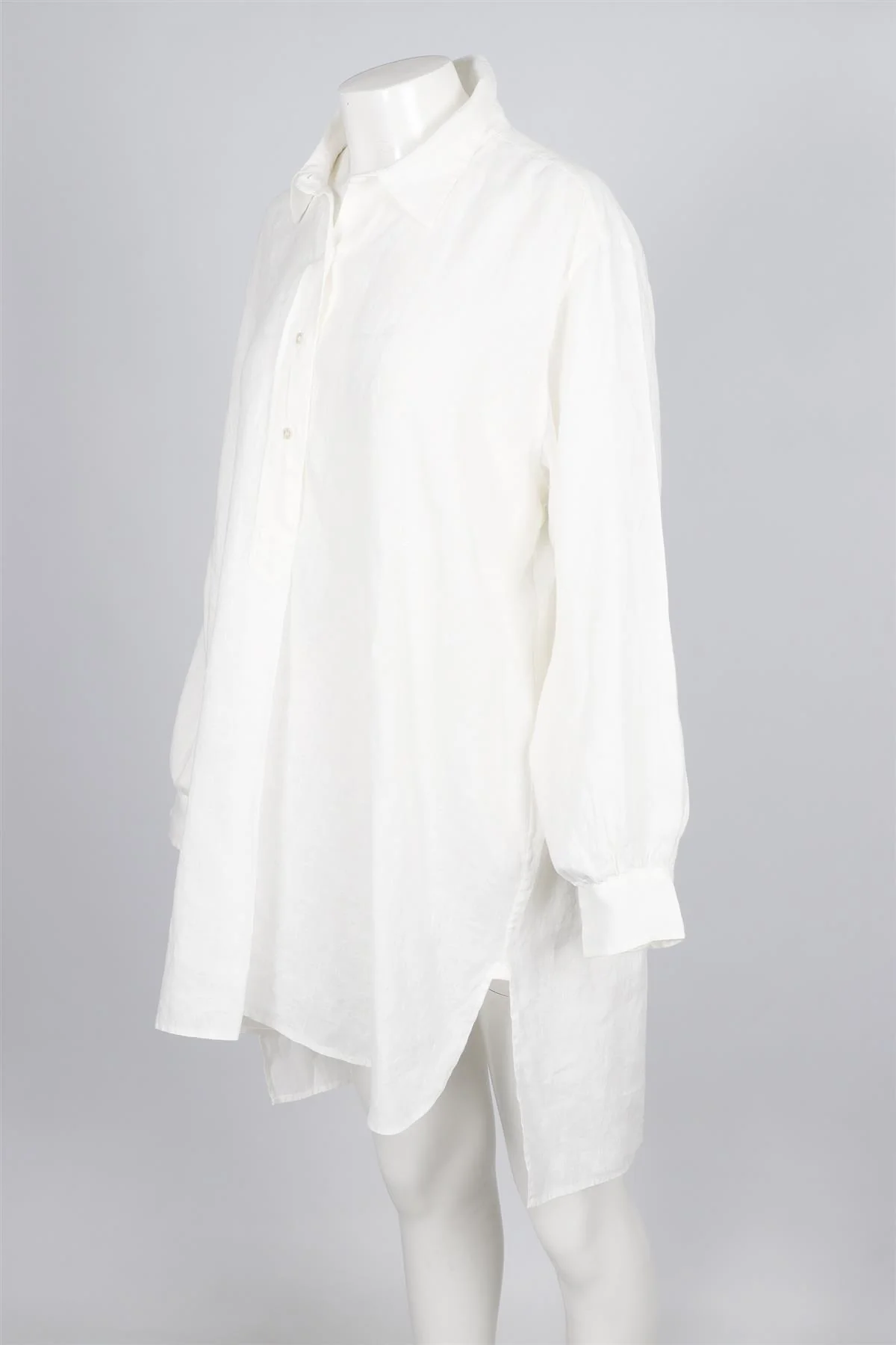 DOEN WHITE LINEN DRESS LARGE - Image 3