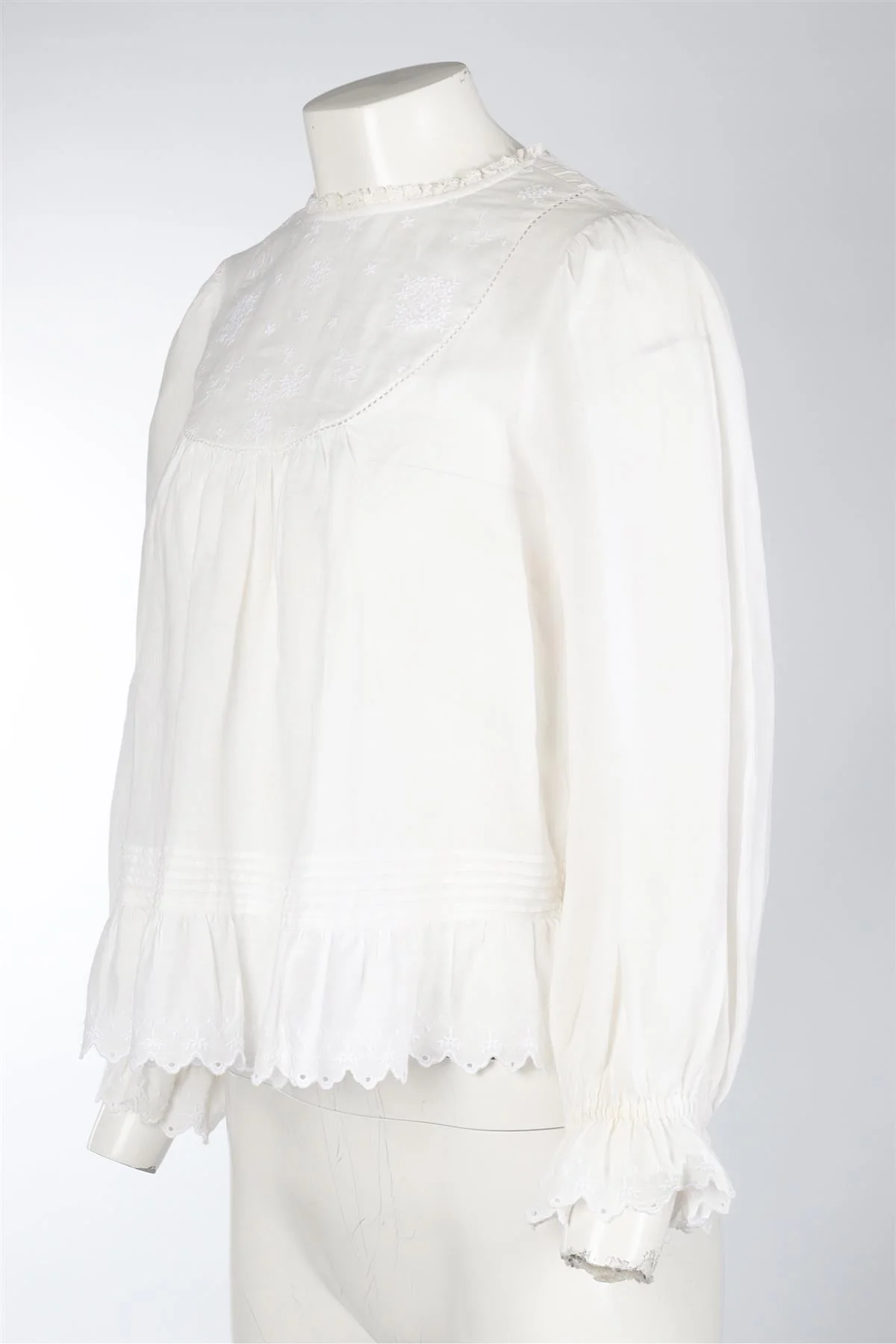 DÔEN WHITE RAMIE TOP XSMALL - Image 3