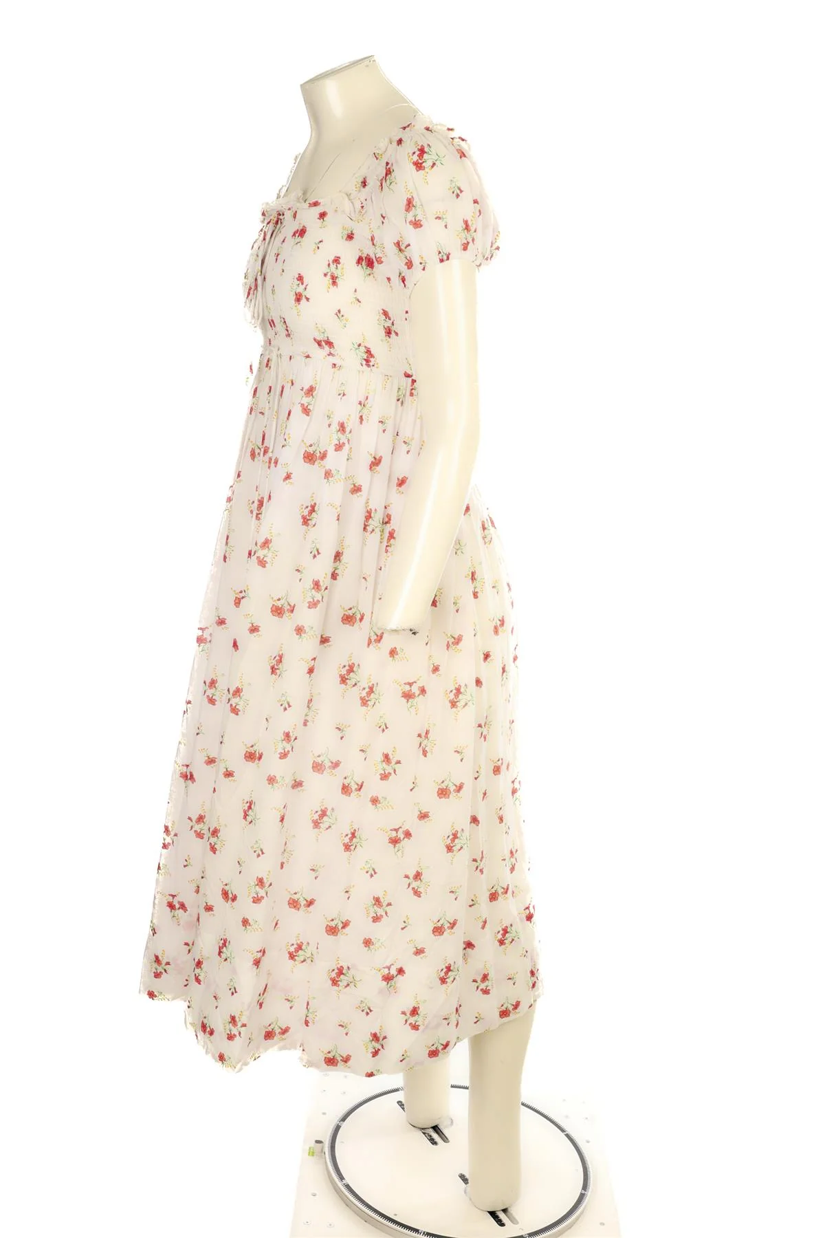 DOEN WHITE WOVEN MAXI DRESS XSMALL - Image 3
