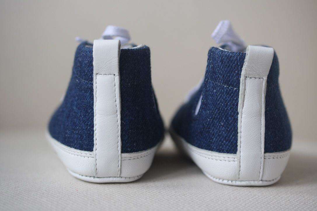 DOLCE AND GABBANA BABY BLUE DENIM SHOES EU 19 UK 3 - Image 11