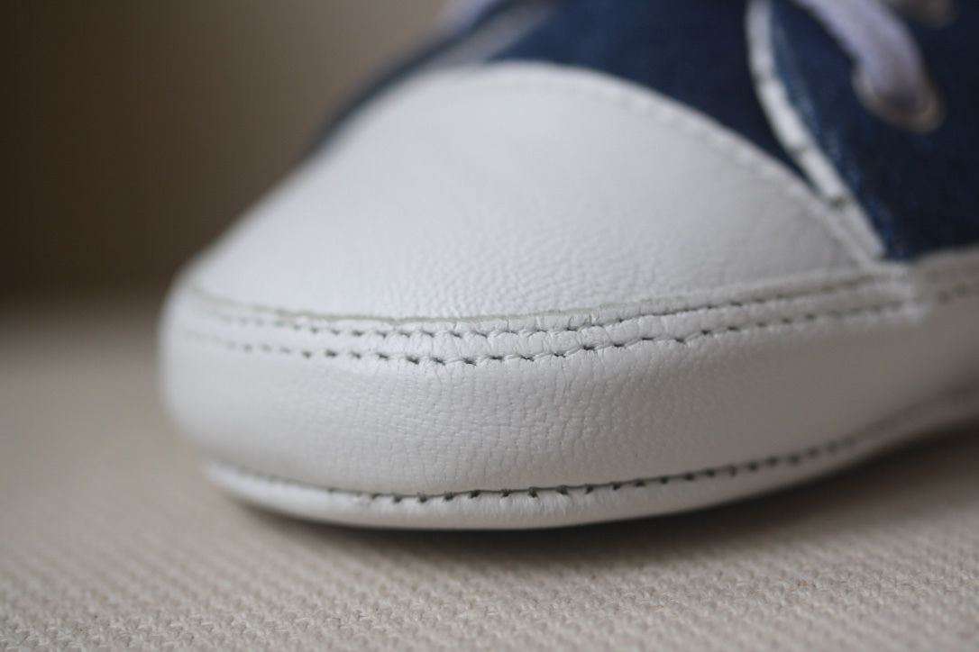 DOLCE AND GABBANA BABY BLUE DENIM SHOES EU 19 UK 3 - Image 7