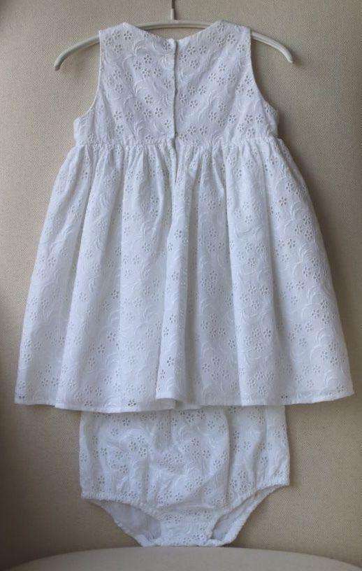 DOLCE AND GABBANA BABY GIRLS WHITE DRESS 18-24 MONTHS - Image 6