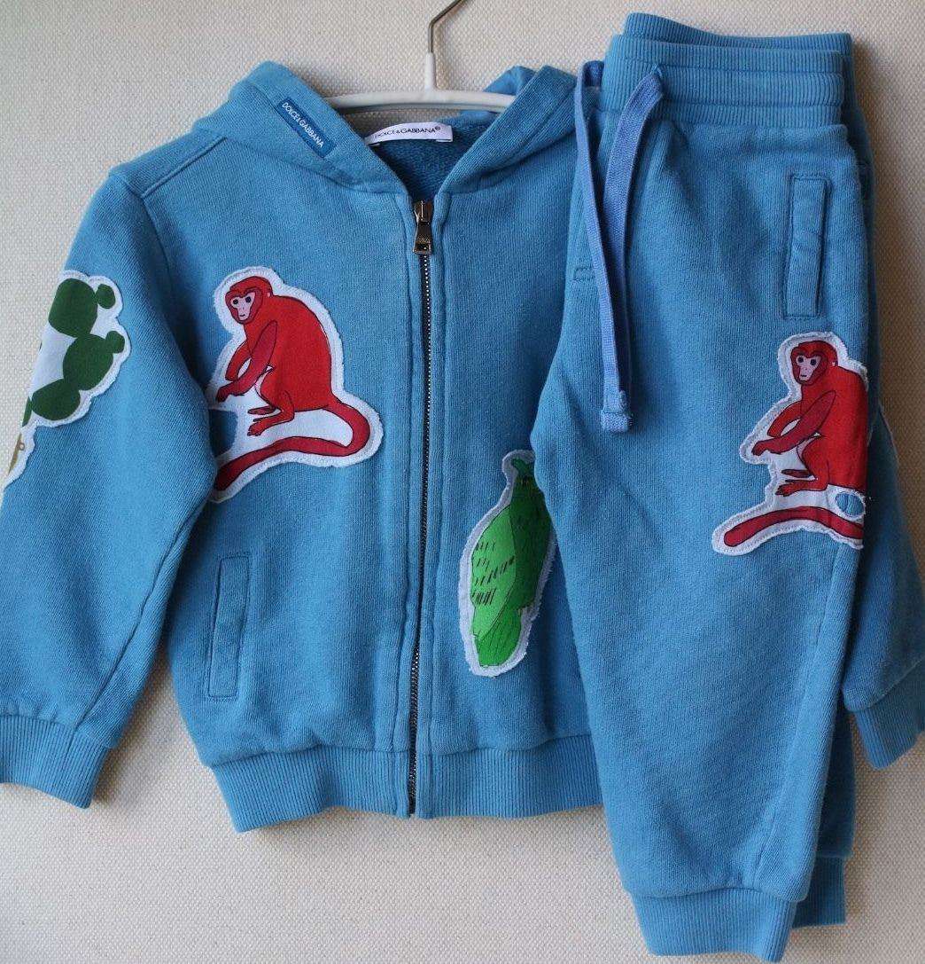 DOLCE AND GABBANA BABY HOODED TRACKSUIT 12-18 MONTHS - Image 3