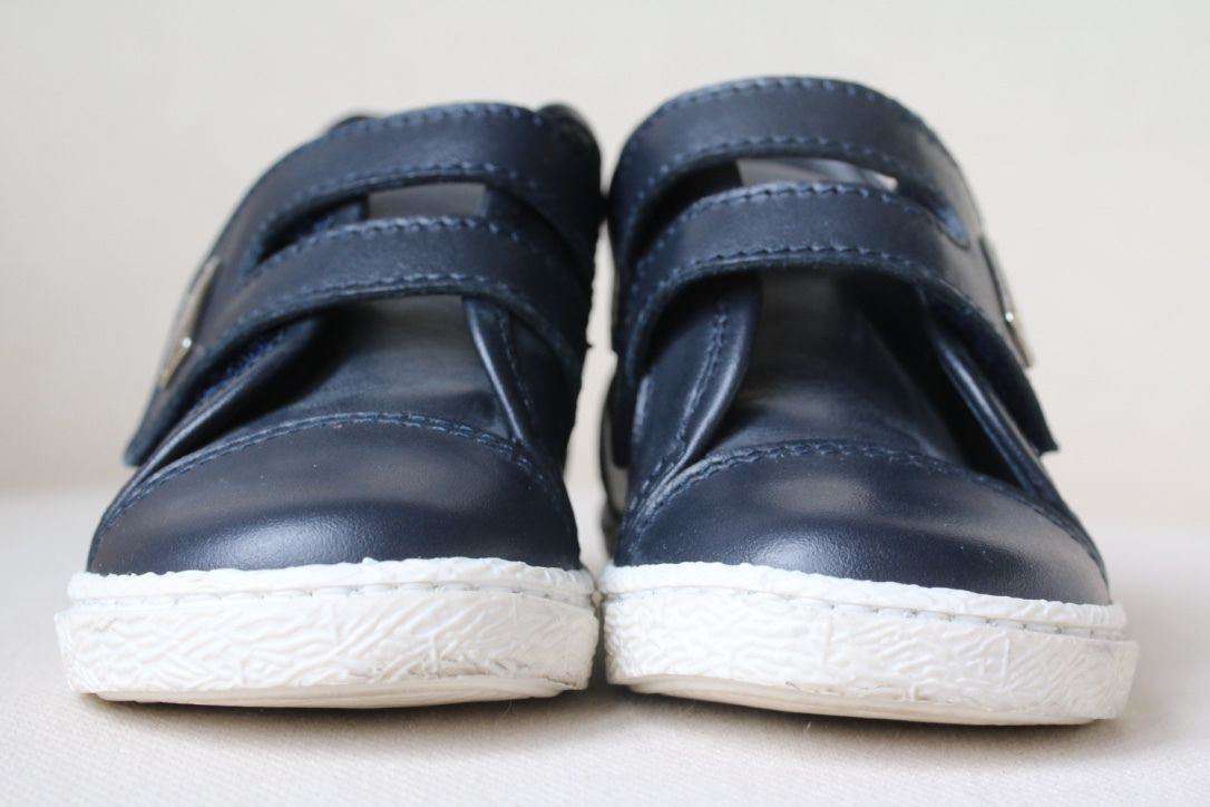 DOLCE AND GABBANA BABY NAVY LEATHER SHOES EU 21 UK 4.5 - Image 7