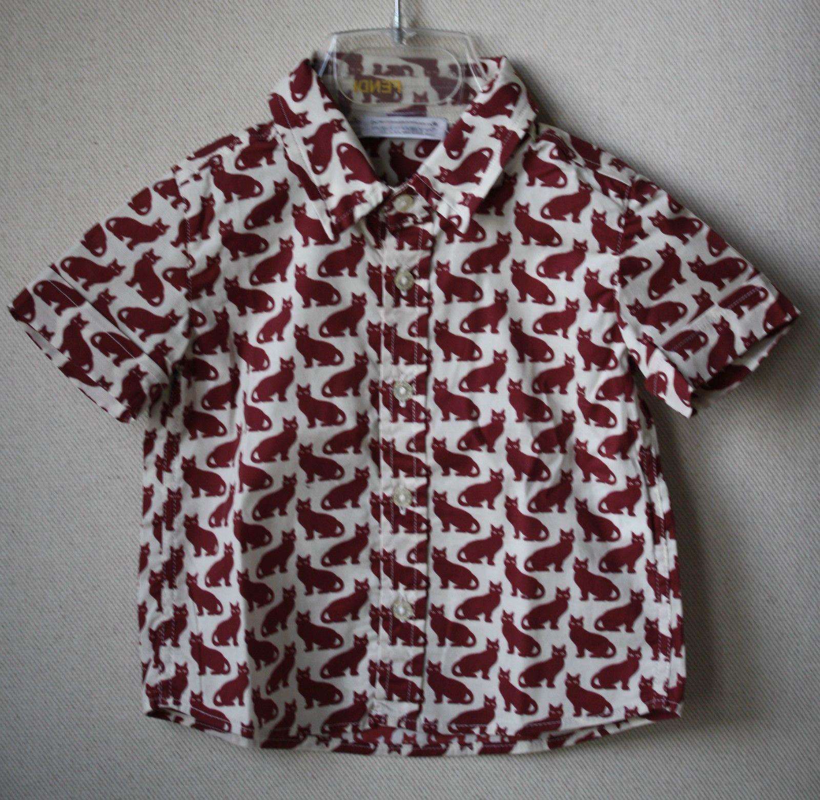 DOLCE AND GABBANA BABY RED CAT SHIRT 3-6 MONTHS - Image 5