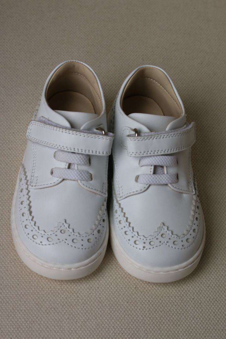 DOLCE AND GABBANA BABY WHITE LEATHER SHOES EU 21 UK 4.5 - Image 9