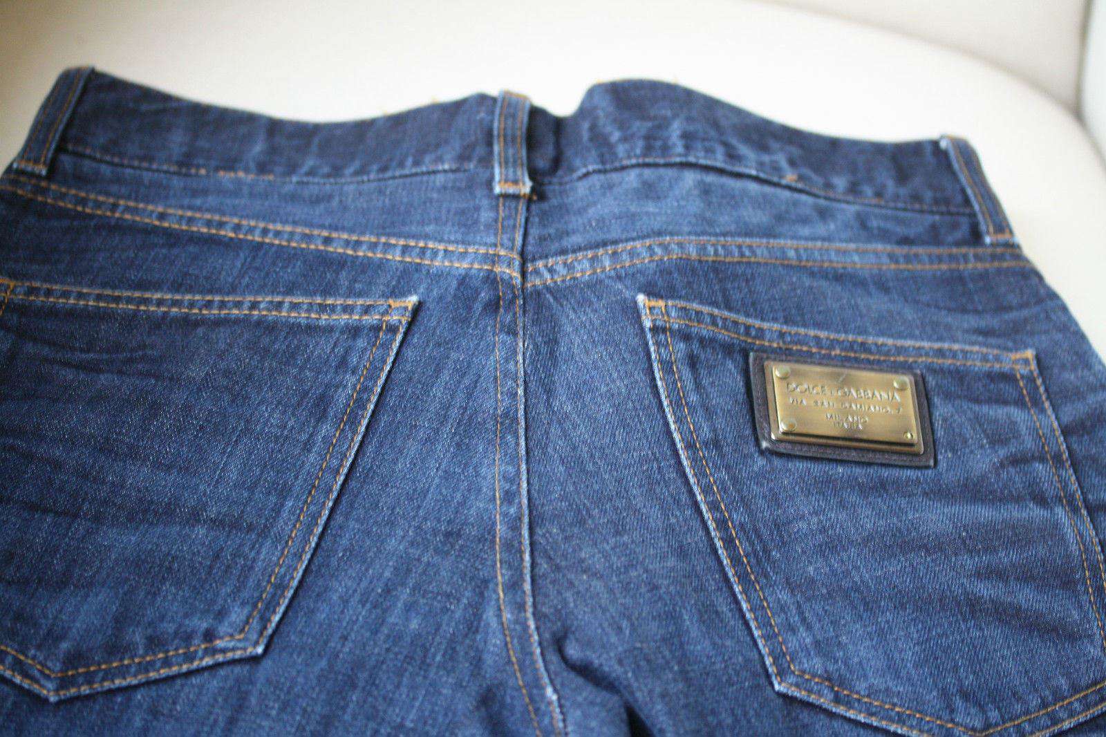 DOLCE AND GABBANA BLUE JEANS W32/34 - Image 2