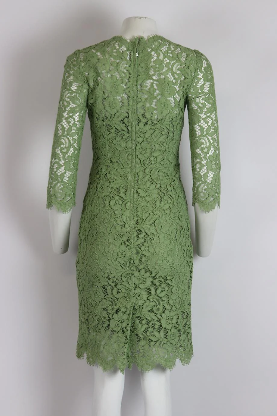DOLCE AND GABBANA CORDED LACE DRESS IT 40 UK 8 - Image 4
