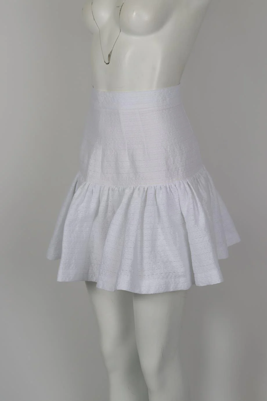 DOLCE AND GABBANA COTTON BLEND MINI SKIRT IT 38 UK 6 - Image 3