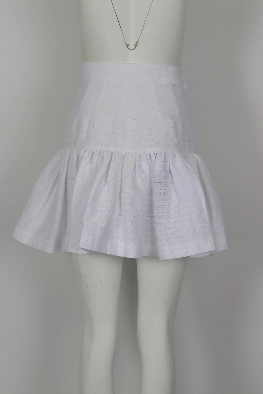 DOLCE AND GABBANA COTTON BLEND MINI SKIRT IT 38 UK 6 - Image 4