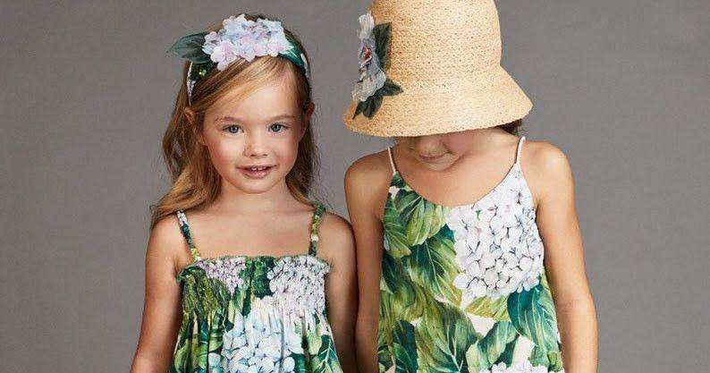 DOLCE AND GABBANA GIRLS COTTON ORTENSIA DRESS 5 YEARS - Image 6
