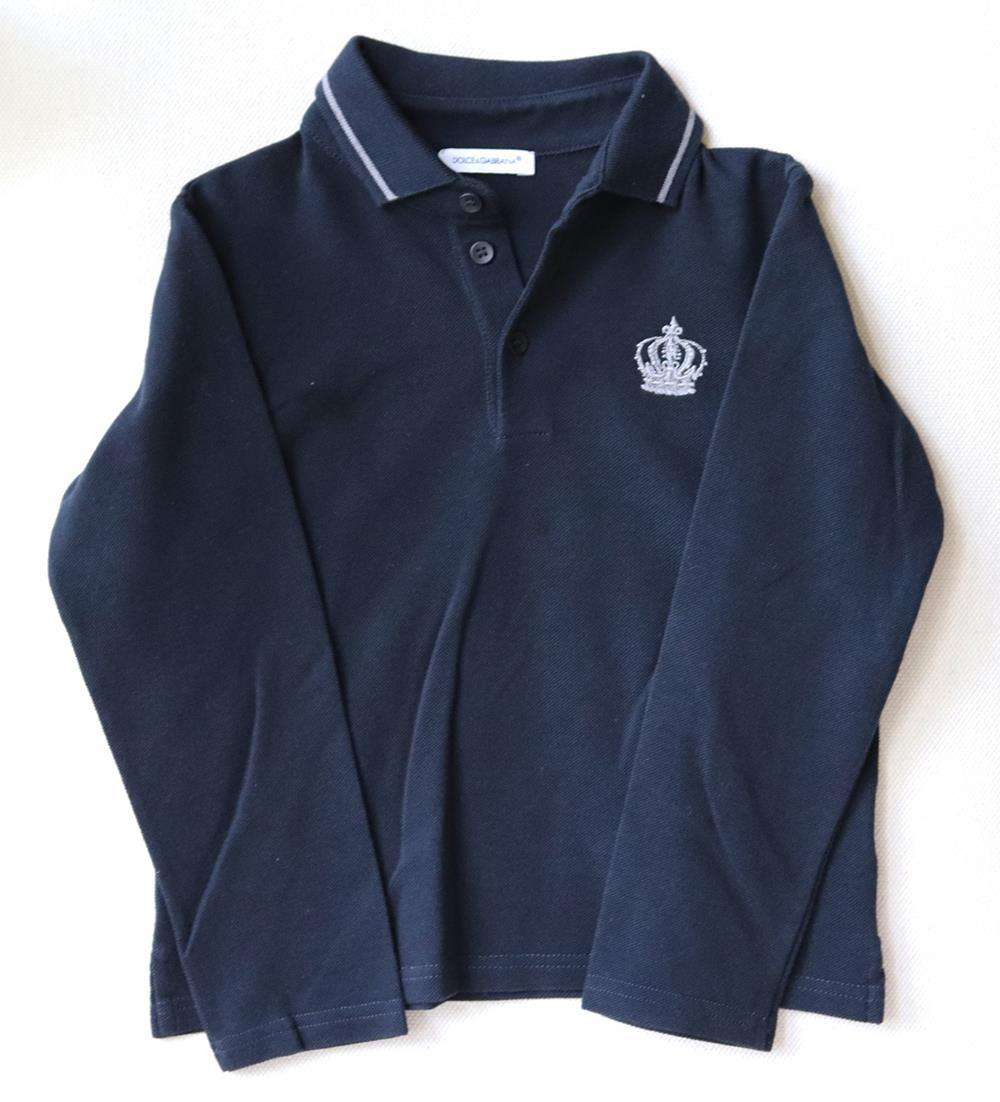 DOLCE AND GABBANA KIDS BOYS COTTON POLO SHIRT 3 YEARS - Image 2
