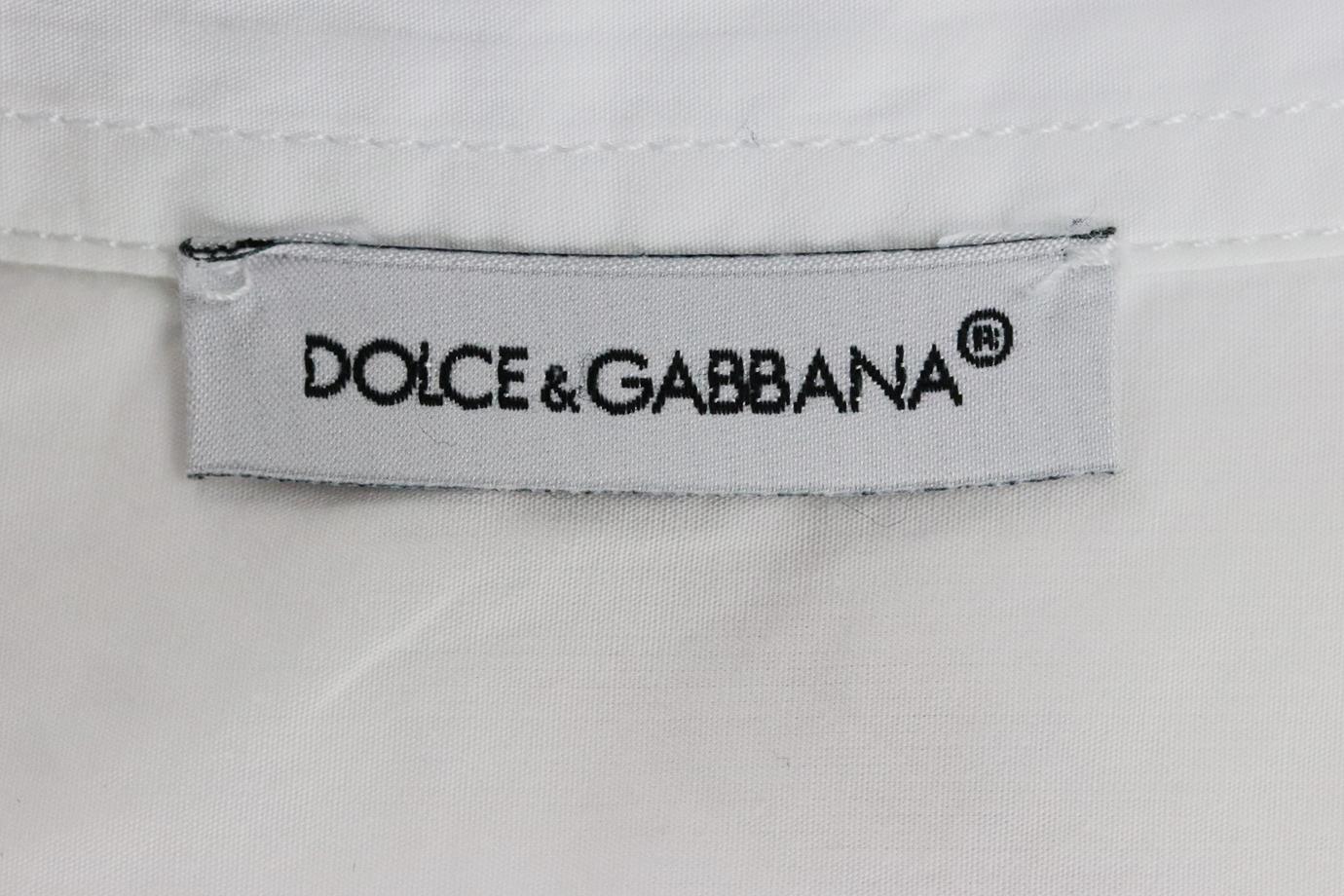 DOLCE AND GABBANA KIDS BOYS COTTON SHIRT 5 YEARS - Image 4