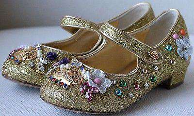 DOLCE AND GABBANA KIDS EMBELLISHED MARY JANE SHOES EU 28 UK 10 - Image 3