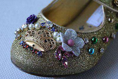 DOLCE AND GABBANA KIDS EMBELLISHED MARY JANE SHOES EU 28 UK 10 - Image 6