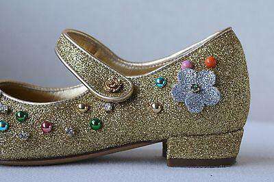 DOLCE AND GABBANA KIDS EMBELLISHED MARY JANE SHOES EU 28 UK 10 - Image 7