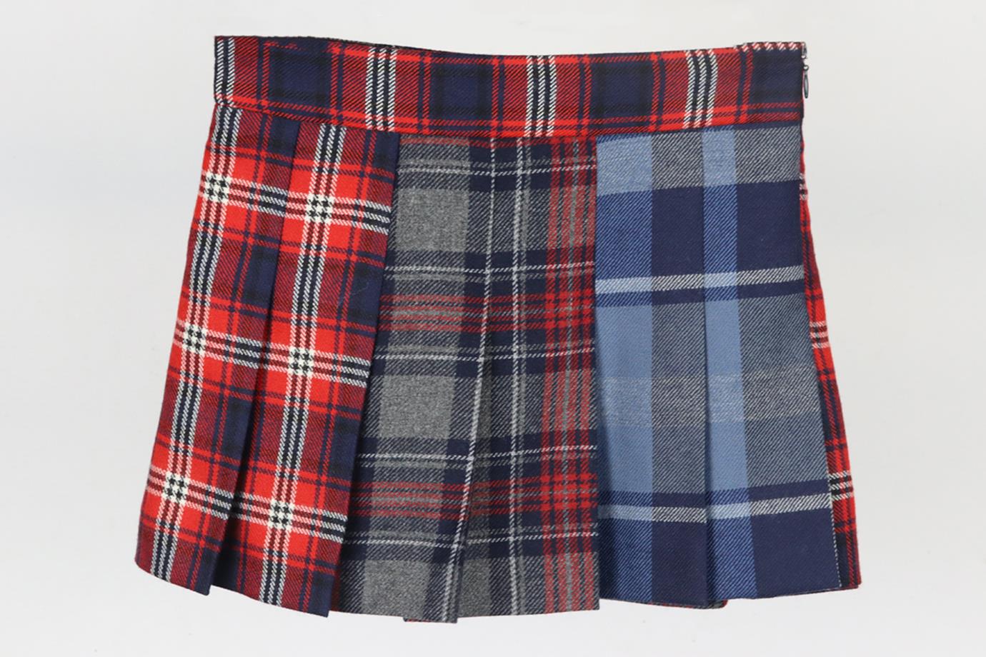 DOLCE AND GABBANA KIDS GIRLS CHECKED SKIRT 4 YEARS - Image 2