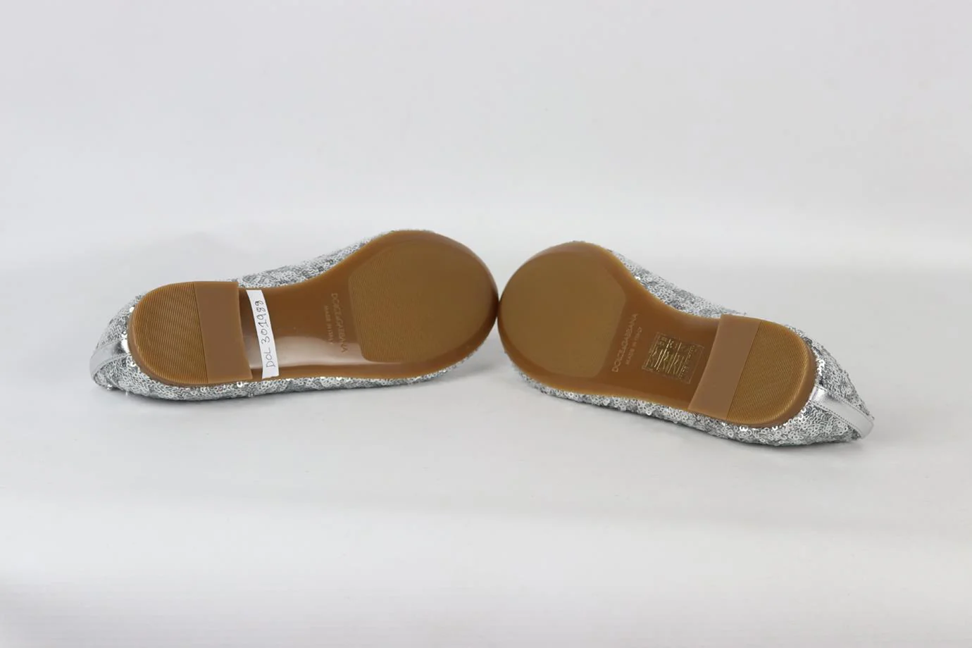 DOLCE AND GABBANA KIDS GIRLS SEQUIN SHOES EU 34 UK 2 - Image 5