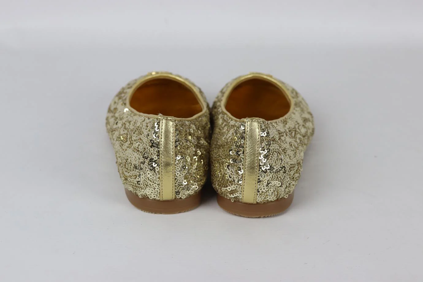 DOLCE AND GABBANA KIDS GIRLS SEQUIN SHOES EU 34 UK 2 - Image 4