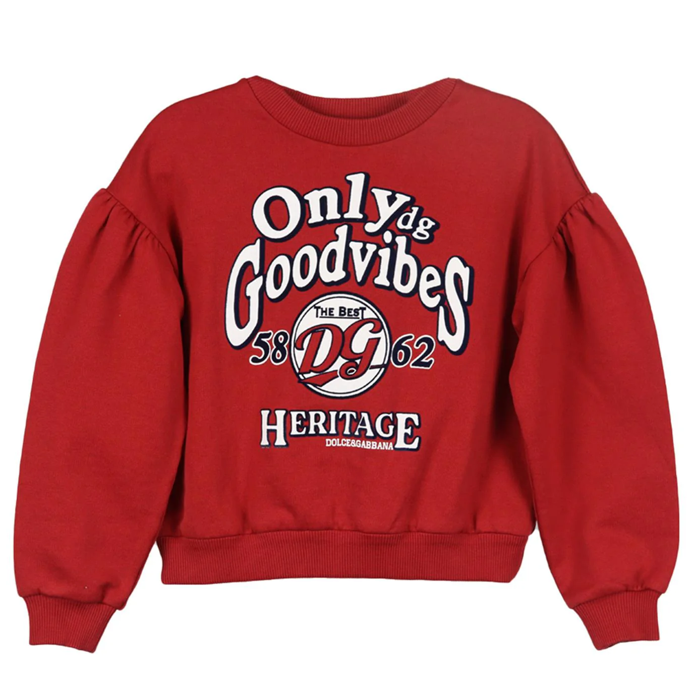 DOLCE AND GABBANA KIDS UNISEX COTTON SWEATSHIRT 4 YEARS