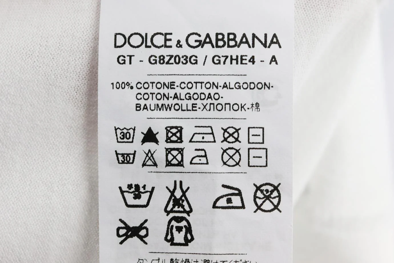 DOLCE AND GABBANA MEN'S PRINTED COTTON JERSEY T-SHIRT IT 50 UK/US CHEST 40 - Image 5