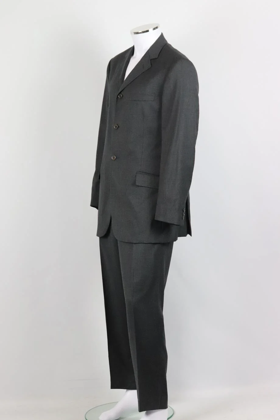 DOLCE AND GABBANA MEN'S WOOL BLEND TWO PIECE SUIT IT 52 UK/US CHEST 42 - Image 3