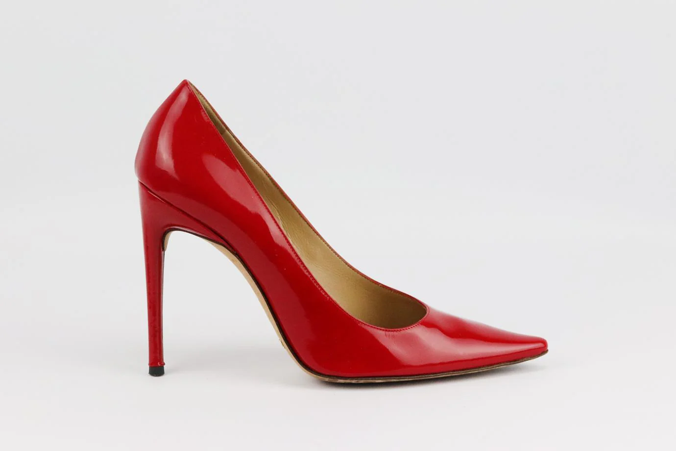 DOLCE AND GABBANA PATENT LEATHER PUMPS EU 39 UK 6 US 9 - Image 2