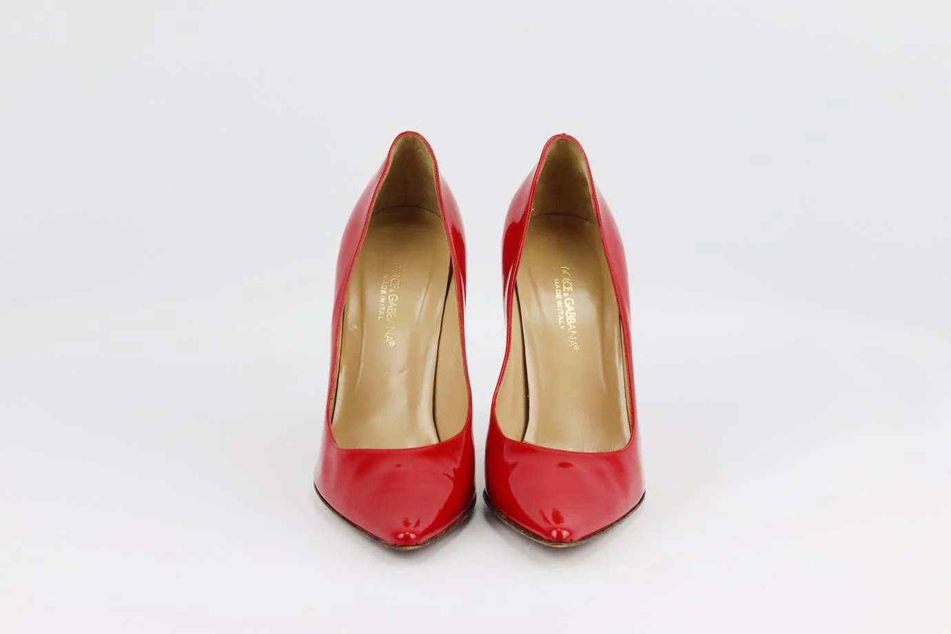 DOLCE AND GABBANA PATENT LEATHER PUMPS EU 39 UK 6 US 9 - Image 3