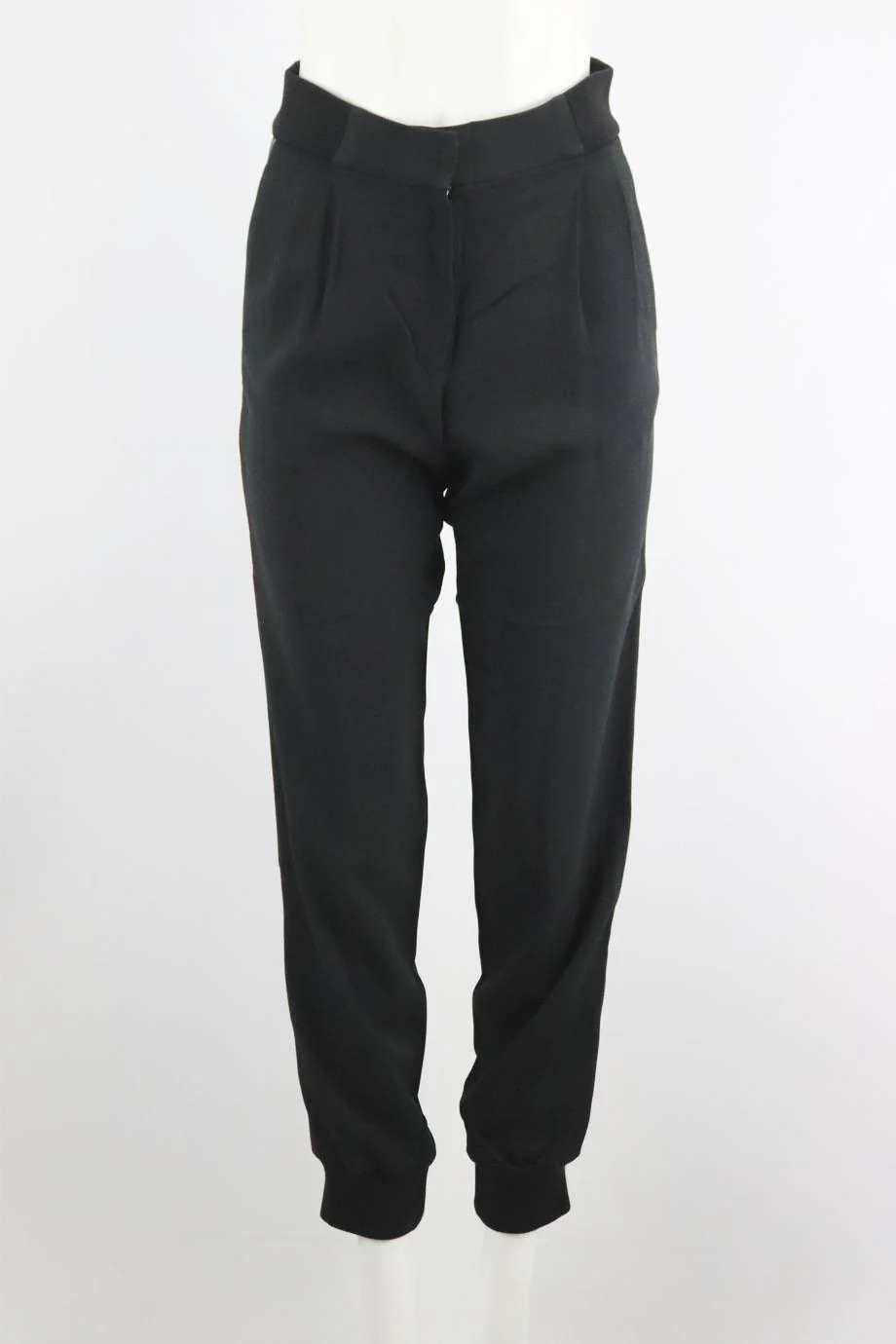 DOLCE AND GABBANA STRIPED WOOL BLEND TAPERED PANTS IT 38 UK 6 - Image 2