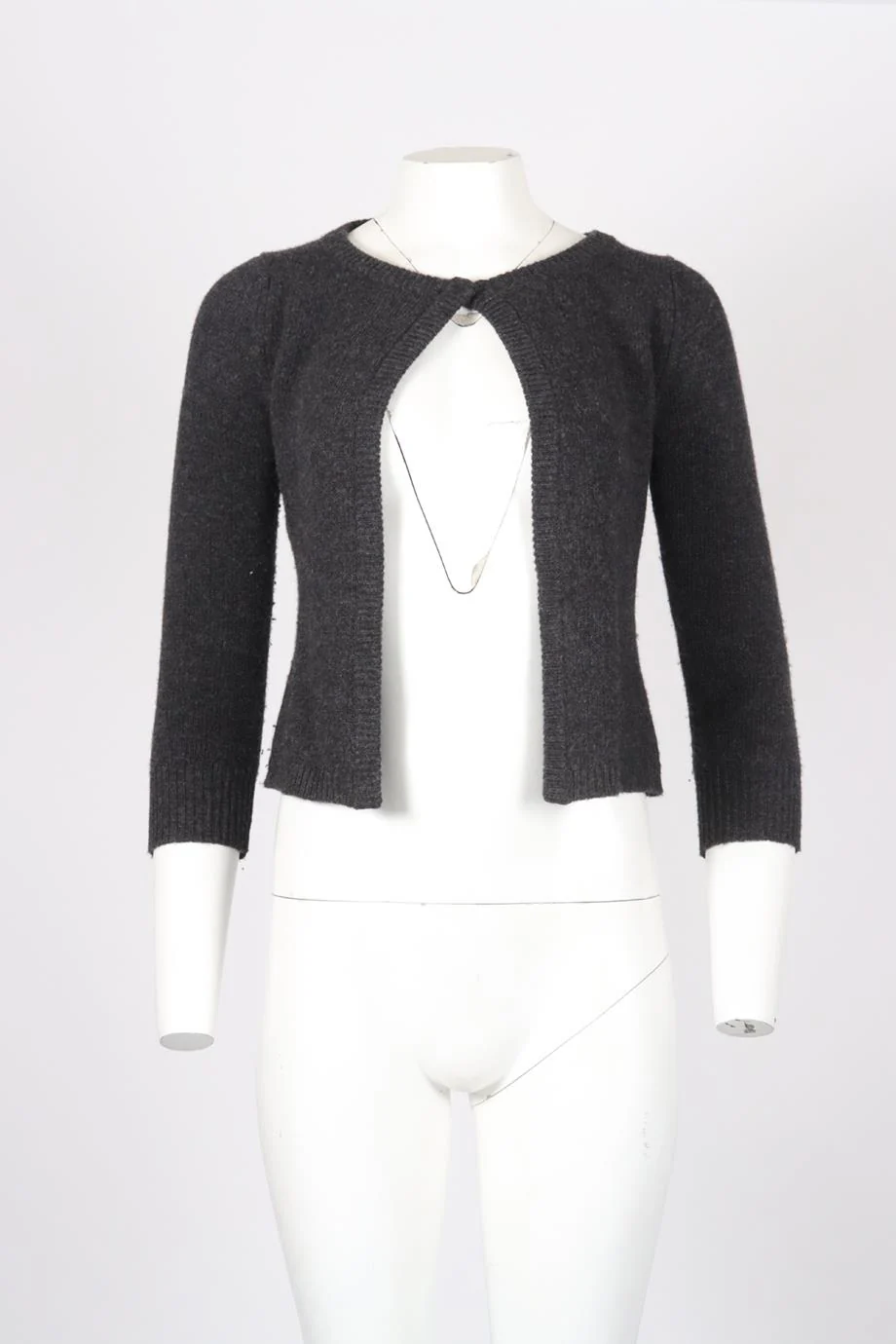 DOLCE AND GABBANA WOOL CARDIGAN IT 38 UK 6 - Image 2