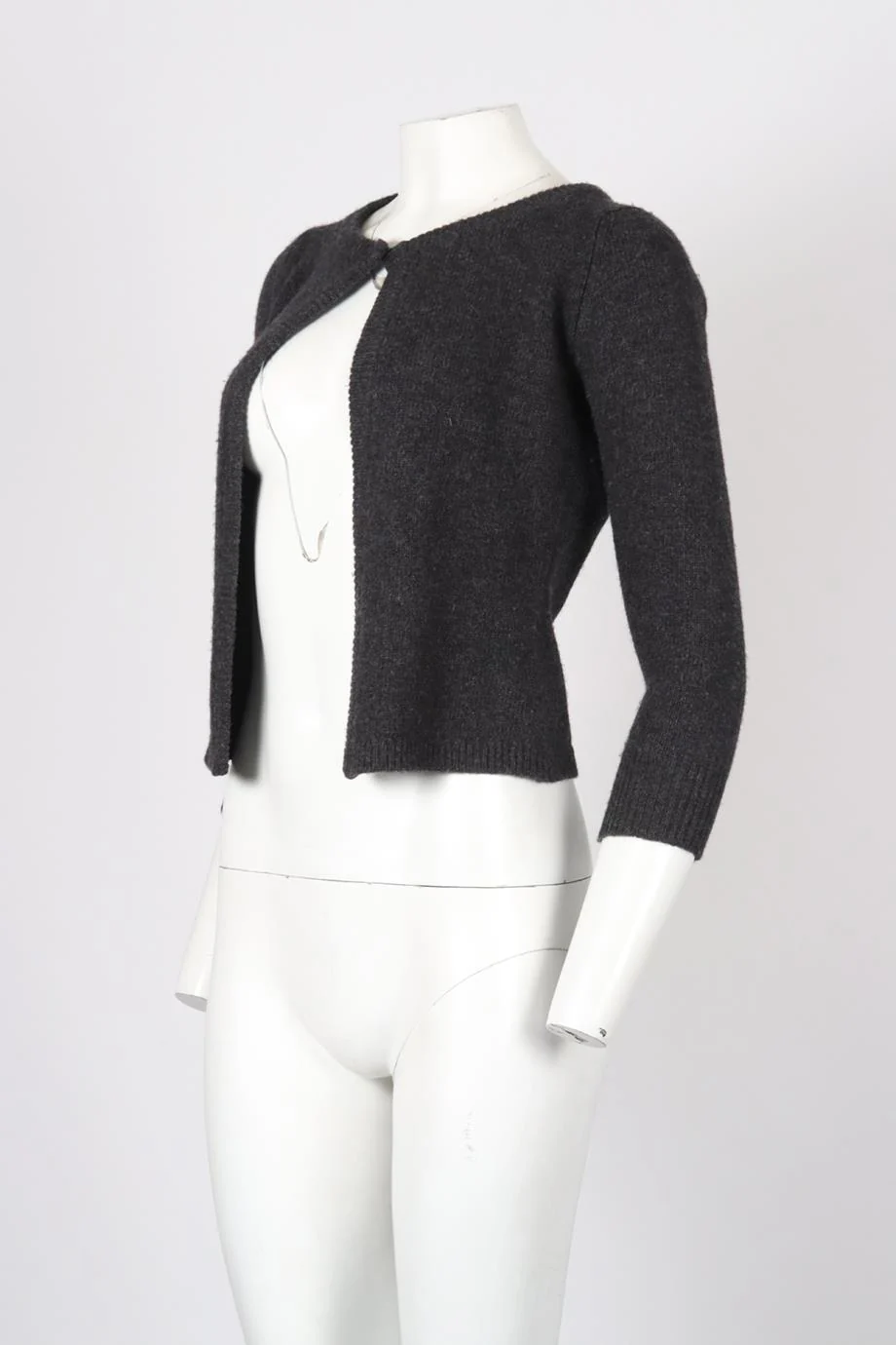 DOLCE AND GABBANA WOOL CARDIGAN IT 38 UK 6 - Image 3