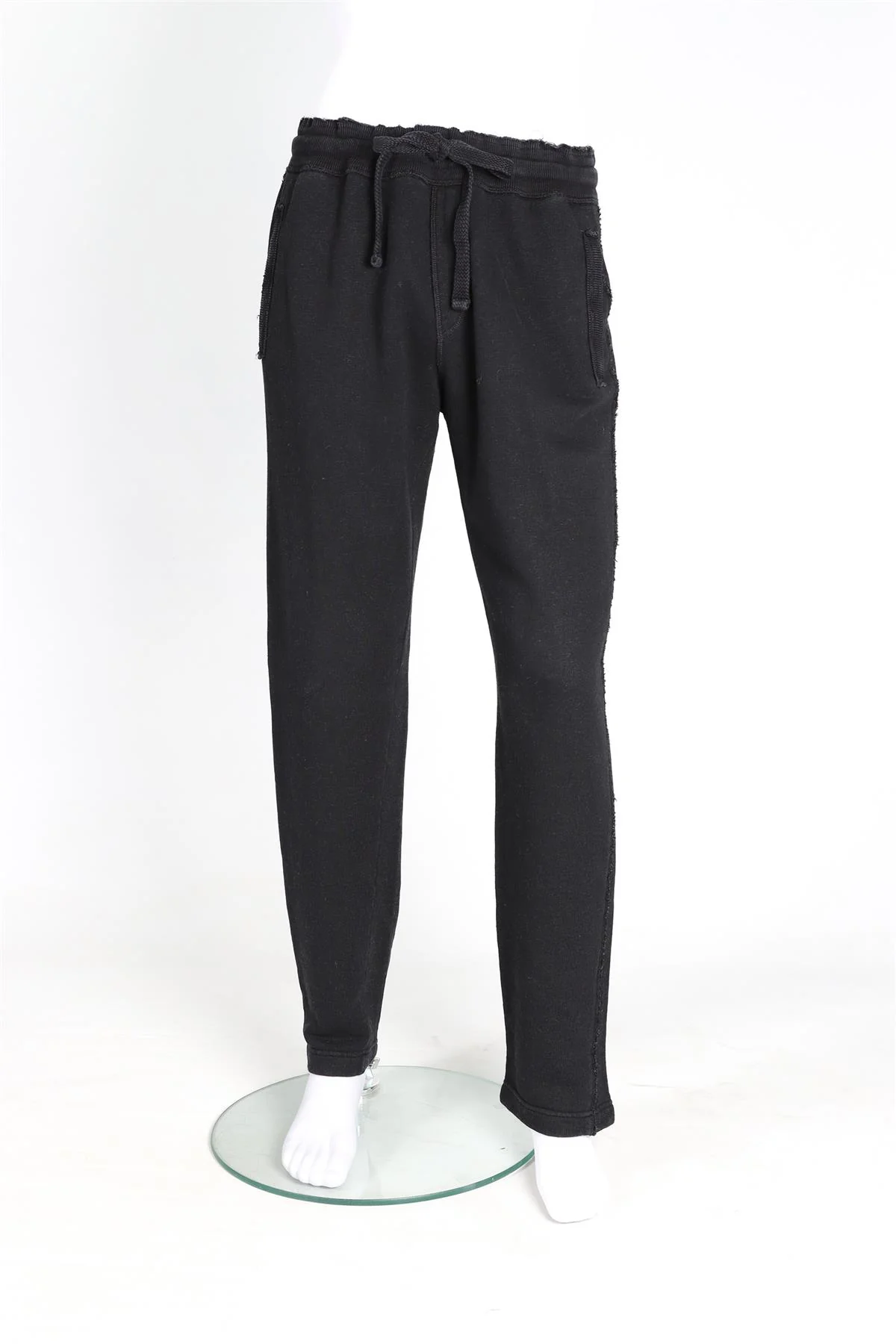 DOLCE & GABANNA BLACK MEN'S COTTON TRACK PANTS LARGE - Image 2