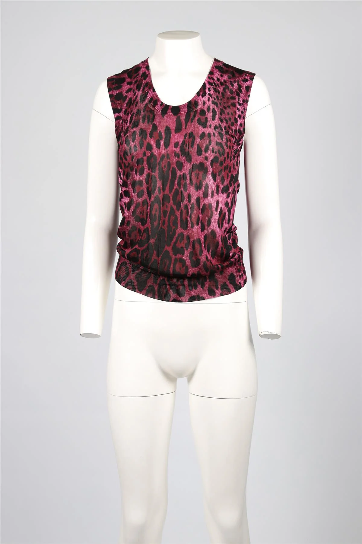 DOLCE & GABANNA PINK KNIT TOP IT 40 UK 8 - Image 2