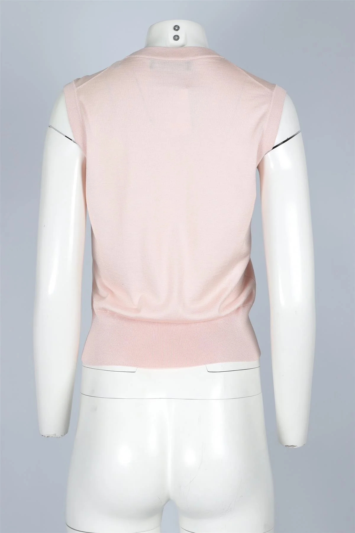 DOLCE & GABANNA PINK KNIT VEST IT 44 UK 12 - Image 4
