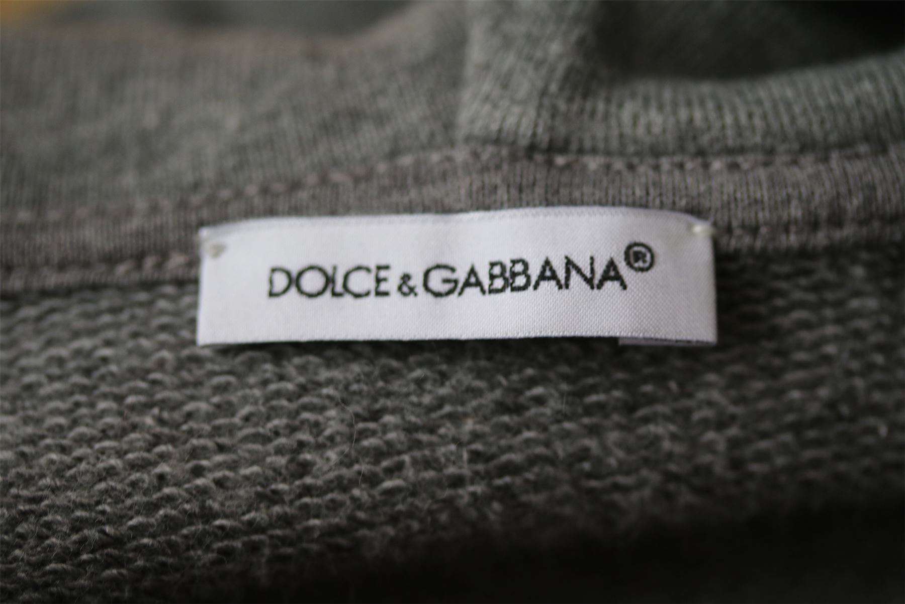 DOLCE & GABBANA BABY BOYS GREY SICILIAN WESTERN TRACKSUIT TOP 18-24 MONTHS - Image 4