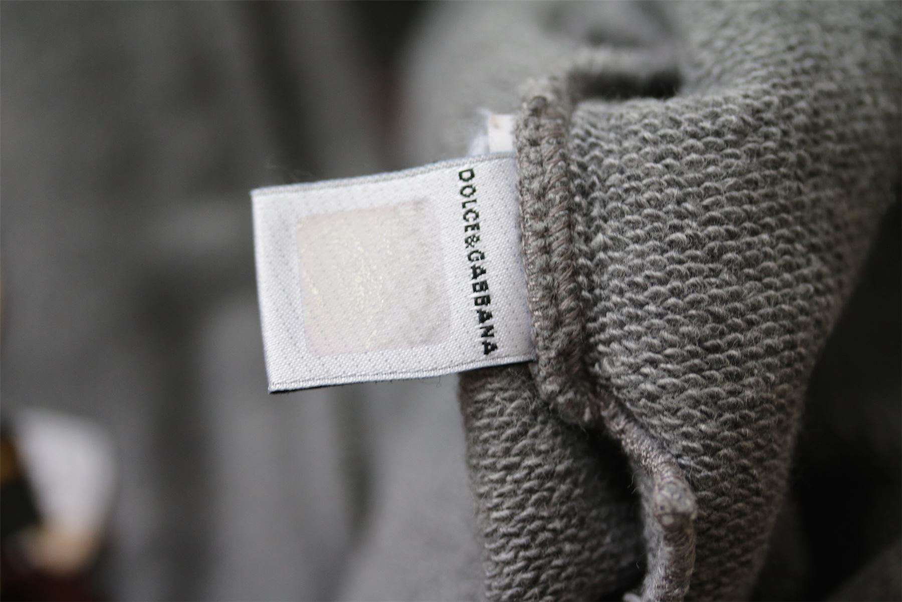 DOLCE & GABBANA BABY BOYS GREY SICILIAN WESTERN TRACKSUIT TOP 18-24 MONTHS - Image 5